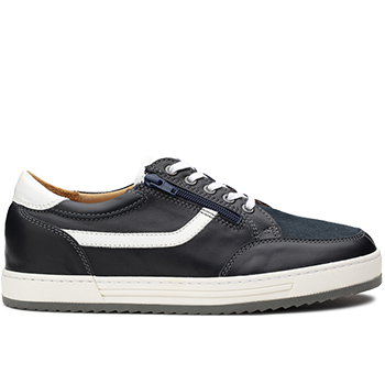 Walter - L1803/X1803 leather navy/white combi